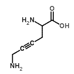 CAS#: 13004-67-6， 2,6-Diamino-4-Hexynoic Acid