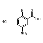 CAS#: 130047-15-3， 5-Amino-2-Fluorobenzoic Acid Hydrochloride (1:1)