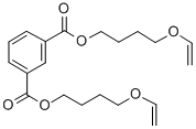 CAS#: 130066-57-8， 1,3-Benzenedicarboxylicacid, 1,3-Bis[4-(Ethenyloxy)Butyl] Ester