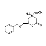 CAS#: 130129-22-5， (4S,6R)-6-[(Benzyloxy)Methyl]-4-Methyl-4-Vinyltetrahydro-2H-Pyran-2-One