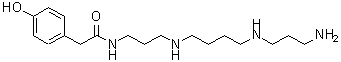 CAS#: 130210-32-1， N-[3-({4-[(3-Aminopropyl)Amino]Butyl}Amino)Propyl]-2-(4-Hydroxyphenyl)Acetamide