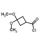 CAS#: 130233-76-0， 3,3-Dimethoxycyclobutanecarbonyl Chloride