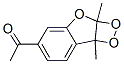 CAS#: 130293-26-4， 1-(2a,7b-Dihydro-2a,7b-Dimethyl-1,2-Dioxeto(3,4-b)Benzofuran-5-Yl)Ethanone