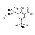 CAS#: 130296-87-6， 3,5-Bis(1,1-Dimethylethyl)-2-Hydroxy-Benzoic Acid Aluminum Salt (1:1)
