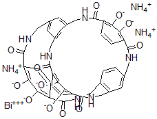 CAS#: 130343-57-6， tricatechol hexalactam-bismuth(III) complex