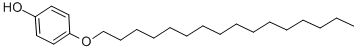 structure of CAS# 13037-88-2, 4-(Hexadecyloxy)-Phenol;4-N-HEXADECYLOXYPHENOL,98%;P-Hexadecyloxyphenol;4-HEXADECYLOXYPHENOL