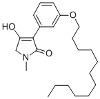 CAS#: 130398-68-4， 4-(3-Dodecoxyphenyl)-5-Hydroxy-1-Methyl-2H-Pyrrol-3-One