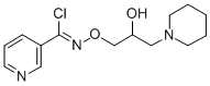 CAS#: 130493-03-7， N-(2-Hydroxy-3-Piperidin-1-Ylpropoxy)Pyridine-3-Carboximidoyl Chloride
