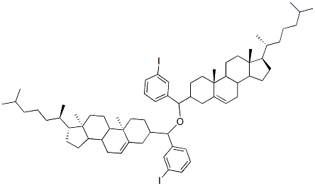 CAS#: 130504-76-6， (3S,8S,9S,10R,13R,14S,17R)-3-[(3-Iodophenyl)Methoxy]-10,13-Dimethyl-17-[(2R)-6-Methylheptan-2-Yl]-2,3,4,7,8,9,11,12,14,15,16,17-Dodecahydro-1H-Cyclopenta[a]Phenanthrene