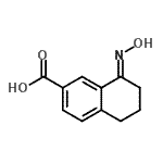 CAS#: 130532-67-1， (8E)-8-(Hydroxyimino)-5,6,7,8-Tetrahydro-2-Naphthalenecarboxylic Acid