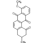 CAS#: 130548-10-6， 8-Methoxy-3-Methyl-3,4-Dihydro-1,7,12(2H)-Tetraphenetrione