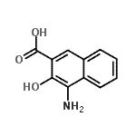 CAS#: 13065-86-6， 4-Amino-3-Hydroxy-2-Naphthoic Acid