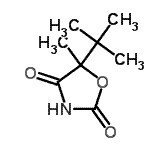 CAS#: 130689-82-6， 5-Methyl-5-(2-Methyl-2-Propanyl)-1,3-Oxazolidine-2,4-Dione