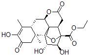 CAS#: 130705-31-6， (11beta,12alpha)-13,20-Epoxy-3,11,12-Trihydroxy-2,16-Dioxo-Picras-3-En-21-Oic Acid Ethyl Ester