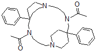 CAS#: 13073-17-1， 5,14-Diacetyl-7,16-Diphenyl-1,5,10,14-Tetraazatricyclo[14.2.2.27,10]Docosane