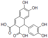 CAS#: 130752-21-5， 1-(3,4-Dihydroxyphenyl)-6,7-Dihydroxy-1,2-Dihydronaphthalene-2,3-Dicarboxylic Acid