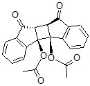CAS#: 130817-81-1， 9,10-Dioxoindano(2',3'-4,3)cyclobuta(1,2-b)indan-4b,4c-diyl diacetate