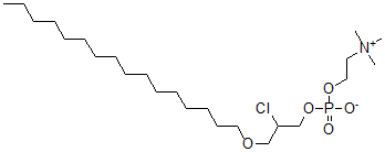 CAS#: 131024-84-5， (2-Chloro-3-Hexadecoxypropyl) 2-Trimethylazaniumylethyl Phosphate