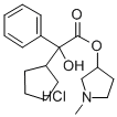 CAS#: 13118-10-0， 1-Methyl-3-(alpha-Cyclopentylmandeloyloxy)Pyrrolidinehydrochloride