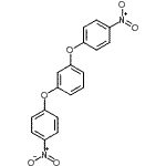 structure of CAS# 13118-94-0, 1,3-Bis(4-Nitrophenoxy)Benzene;1,3-bis(4-nitrophenoxy)benzene;1-nitro-4-[3-(4-nitrophenoxy)phenoxy]benzene;4-nitro-1-[3-(4-nitrophenoxy)phenoxy]benzene