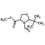 CAS#: 131233-89-1， Methyl 3-Formyl-2-(2-Methyl-2-Propanyl)-1,3-Oxazolidine-4-Carboxylate