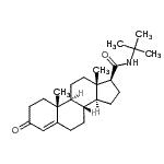 CAS#: 131267-80-6， (17beta)-N-(2-Methyl-2-Propanyl)-3-Oxoandrost-4-Ene-17-Carboxamide