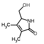 CAS#: 13130-51-3， 5-(Hydroxymethyl)-3,4-Dimethyl-1,5-Dihydro-2H-Pyrrol-2-One