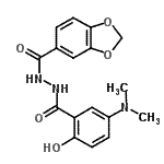 CAS#: 131308-84-4， N'-[5-(Dimethylamino)-2-Hydroxybenzoyl]-1,3-Benzodioxole-5-Carbohydrazide