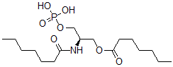 CAS#: 131502-54-0， [(2R)-2-(Heptanoylamino)-3-Phosphonooxypropyl] Heptanoate