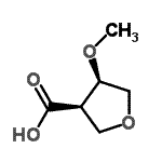 CAS#: 131601-95-1， (3R,4R)-4-Methoxytetrahydro-3-Furancarboxylic Acid