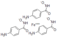 CAS#: 131612-27-6， Iron(3+)-4-aminobenzohydroxamic acid complex