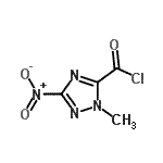 CAS#: 131758-19-5， 1-Methyl-3-Nitro-1H-1,2,4-Triazole-5-Carbonyl Chloride