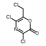 CAS#: 131882-08-1， 3,5-Dichloro-6-(Chloromethyl)-2H-1,4-Oxazin-2-One