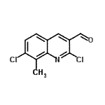 CAS#: 131923-69-8， 2,7-Dichloro-8-Methyl-3-Quinolinecarbaldehyde
