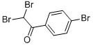 structure of CAS# 13195-79-4, alpha,alpha,4-Tribromoacetophenone;2,2-Dibromo-1-(4-Bromophenyl)Ethan-1-One;3-07-00-00987 (Beilstein Handbook Reference);4,Alpha,Alpha-Tribromoacetophenone