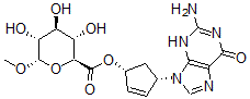 CAS#: 131956-47-3， [(1R,4S)-4-(2-Amino-6-Oxo-3H-Purin-9-Yl)-1-Cyclopent-2-Enyl] (2S,3S,4S,5R,6S)-3,4,5-Trihydroxy-6-Methoxyoxane-2-Carboxylate