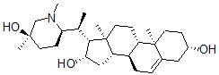 CAS#: 131984-89-9， (3S,8S,9S,10R,13S,14S,16S,17R)-17-[(1S)-1-[(2R,5R)-5-Hydroxy-1,5-Dimethylpiperidin-2-Yl]Ethyl]-10,13-Dimethyl-2,3,4,7,8,9,11,12,14,15,16,17-Dodecahydro-1H-Cyclopenta[a]Phenanthrene-3,16-Diol