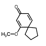 CAS#: 13204-59-6， 6-Methoxyspiro[4.5]Deca-6,9-Dien-8-One
