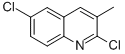 structure of CAS# 132118-32-2, 2,6-Dichloro-3-Methylquinoline;2,6-Dichloro-3-Methyl-Quinoline;Ux00004093