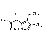 CAS#: 13219-70-0， 3-Ethyl-N,N,4-Trimethyl-1H-Pyrrole-2-Carboxamide