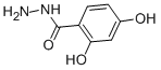 structure of CAS# 13221-86-8, 2,4-Dihydroxybenzhydrazide;2,4-Dihydroxybenzoic Acid, Hydrazide;538582_Aldrich;Zinc00401915
