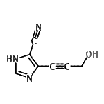 CAS#: 132252-29-0， 4-(3-Hydroxy-1-Propyn-1-Yl)-1H-Imidazole-5-Carbonitrile