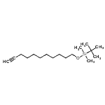 CAS#: 132260-32-3， Dimethyl(2-Methyl-2-Propanyl)(10-Undecyn-1-Yloxy)Silane