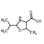 CAS#: 13227-14-0， 2-Isopropyl-5-Methyl-1,3-Oxazolidine-4-Carboxylic Acid