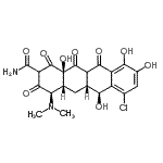 CAS#: 13227-28-6， (4R,4aR,5aR,6S,12aR)-7-Chloro-4-(Dimethylamino)-6,9,10,12A-Tetrahydroxy-1,3,11,12-Tetraoxo-1,2,3,4,4A,5,5A,6,11,11A,12,12A-Dodecahydro-2-Tetracenecarboxamide
