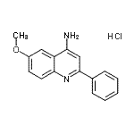 CAS#: 132346-95-3， 6-Methoxy-2-Phenyl-Quinolin-4-Amine Hydrochloride