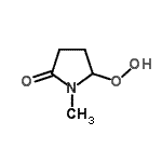 CAS 登录号：132407-76-2， 5-氢过氧基-1-甲基-2-吡咯烷酮