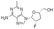CAS#: 132722-91-9， [(2S,4S,5R)-5-(6-Amino-2-Methylpurin-9-Yl)-4-Fluorooxolan-2-Yl]Methanol