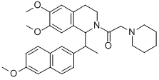 CAS#: 132836-32-9， 1-[6,7-Dimethoxy-1-[1-(6-Methoxynaphthalen-2-Yl)Ethyl]-1H-Isoquinolin-2-Yl]-1-Piperidin-1-Ylethanol