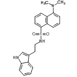 CAS#: 13285-17-1， 5-(Dimethylamino)-N-[2-(1H-Indol-3-Yl)Ethyl]-1-Naphthalenesulfonamide